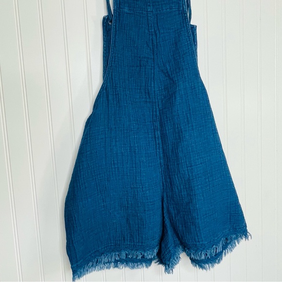 Aerie Crepe Raw Hem Shortall Romper - Picture 5 of 8